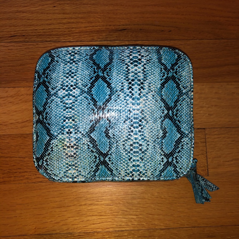 Trish McEvoy Crocodile Bag & Makeup Set